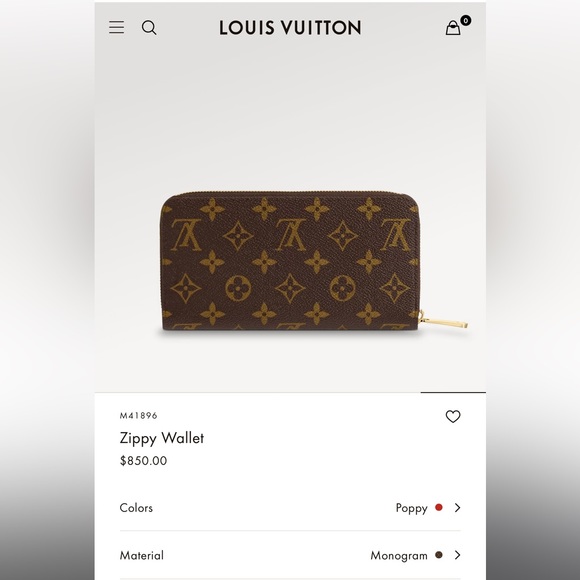 Louis Vuitton Zippy Wallet in Monogram - Picture 13 of 14